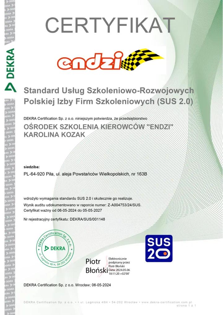 Ceny kursu kategorii C w Polsce