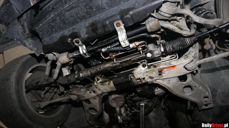 Przygotowanie do wymiany maglownicy