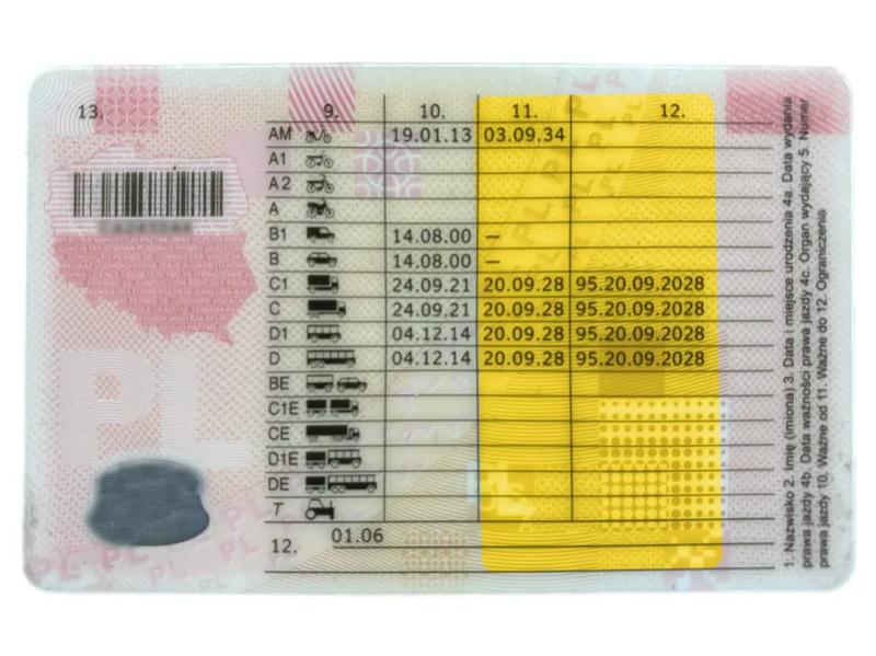 Sprawdzenie statusu prawa jazdy