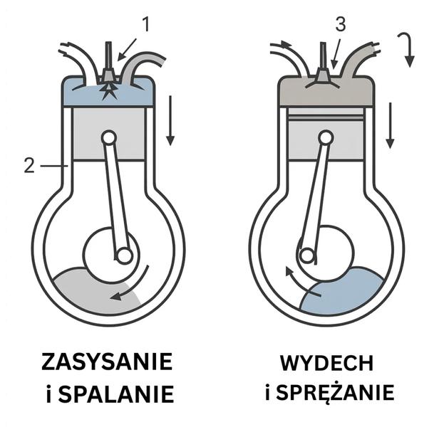 Silnik czterosuwowy