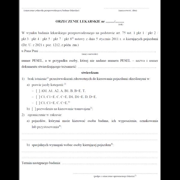 Dodatkowe opłaty badania