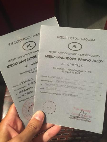 Dokumenty do prawa jazdy