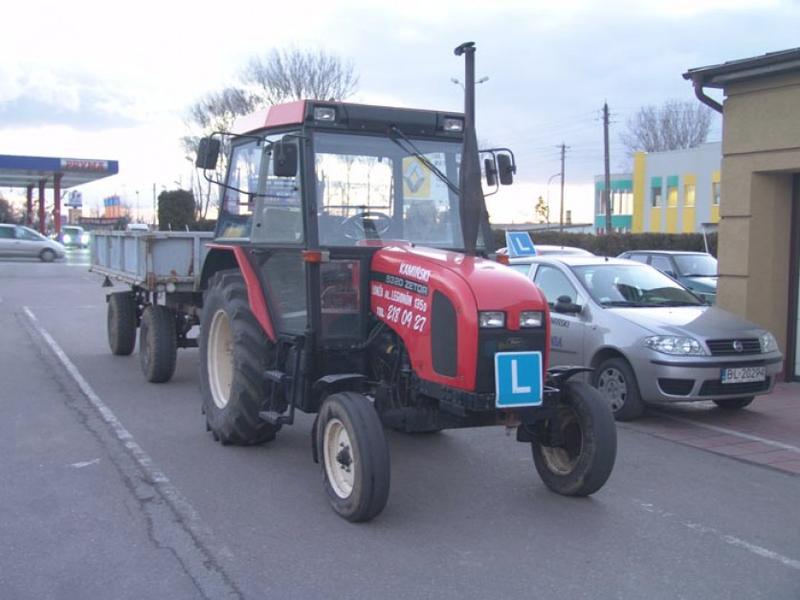 Prawo jazdy na traktor